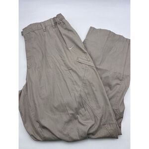Nike Cargo Khaki Utility Pants‎ Mens Size XXL 33" Inseam (36X33) Wide Leg Read